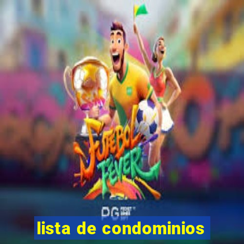 lista de condominios